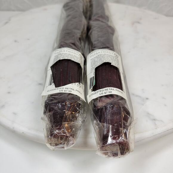 VTG Tree Branch Taper Candles 14"Rustic Creative Holiday Art Craft Set of 2 - Picture 3 of 14